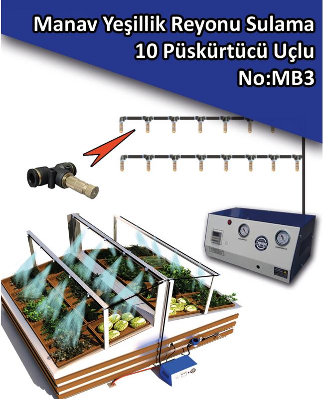 Manav, Yeşillik Reyonu Sulama 12 Püskürtücü Uçlu No:MB3 Manav, Yeşillik Reyonu Sulama 12 Püskürtücü Uçlu No:MB3