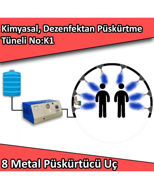 Dezenfektan, Kimyasal Kapı Girişi Püskürtme Tüneli 8 Metal Nozullu No:K1 Dezenfektan, Kimyasal Kapı Girişi Püskürtme Tüneli 8 Metal Nozullu No:K1